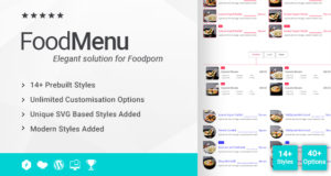 Ultimate Food Menu Addon für WPBakery Page Builder (ehemals Visual Composer)