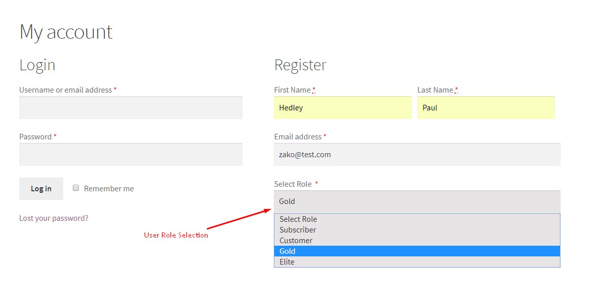 Woocommerce-Benutzerregistrierungs-Plugin