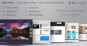 Video Player mit Wiedergabeliste – Cornerstone WP AddOn / w WooCommerce