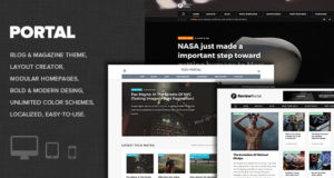 WP Portal – Review, Gaming, Technologie und virales WordPress-Layout