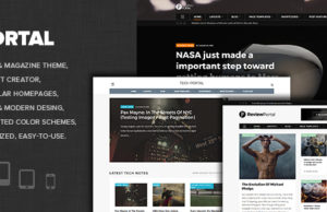 WP Portal – Review, Gaming, Technologie und virales WordPress-Layout