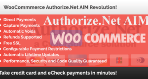 WooCommerce Authorize.Net AIM Revolution!