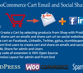 WooCommerce Cart Email und Social Share