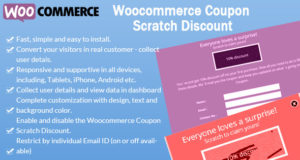 WooCommerce Gutschein Scratch Rabatt