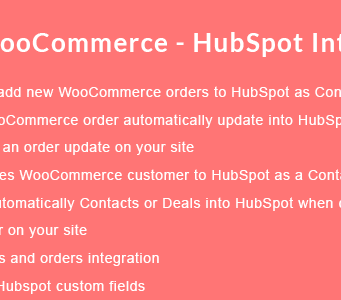 WooCommerce – HubSpot-Integration