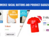 WooCommerce Social Buttons und Produktabzeichen