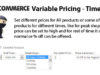 Woocommerce Variable Pricing - zeitbasiert