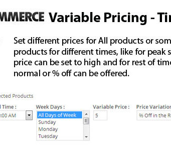 Woocommerce Variable Pricing – zeitbasiert