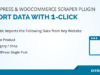 WordPress & WooCommerce Scraper Plugin, Importieren von Daten mit einem Klick