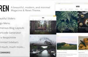 Wren – Responsive Blog, News und Magazinthema