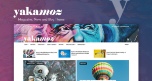 Yakamoz – Magazin, Nachrichten und Blog WordPress Vorlage