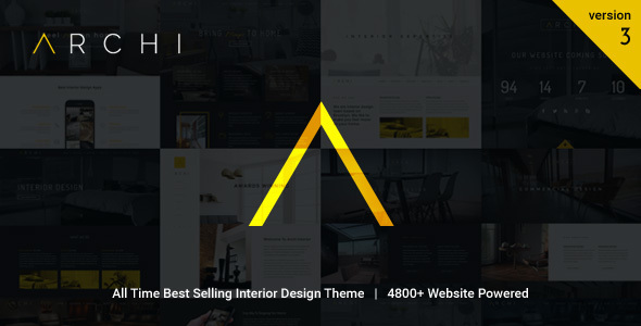 Archi - Innenarchitektur WordPress Theme - Portfolio Creative