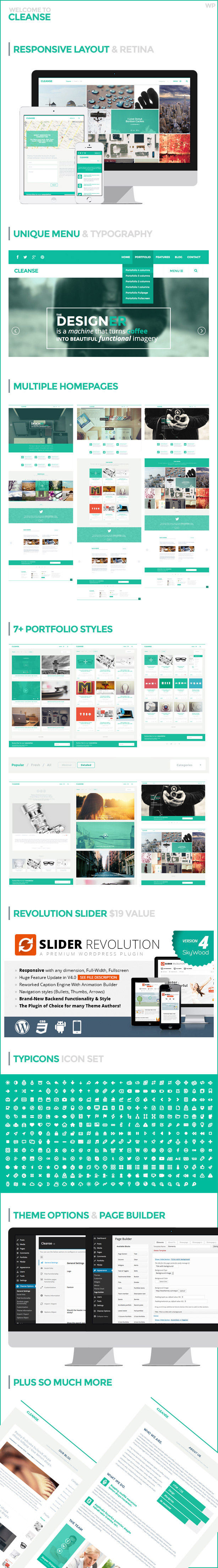 Bereinigen - Minimal Style WordPress Portfolio Template - 7