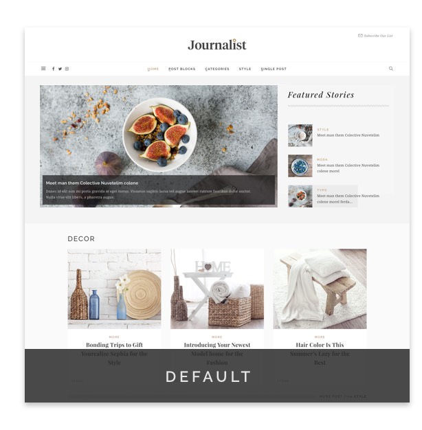 Journalist - WordPress Blog & Magazine Vorlage - 4