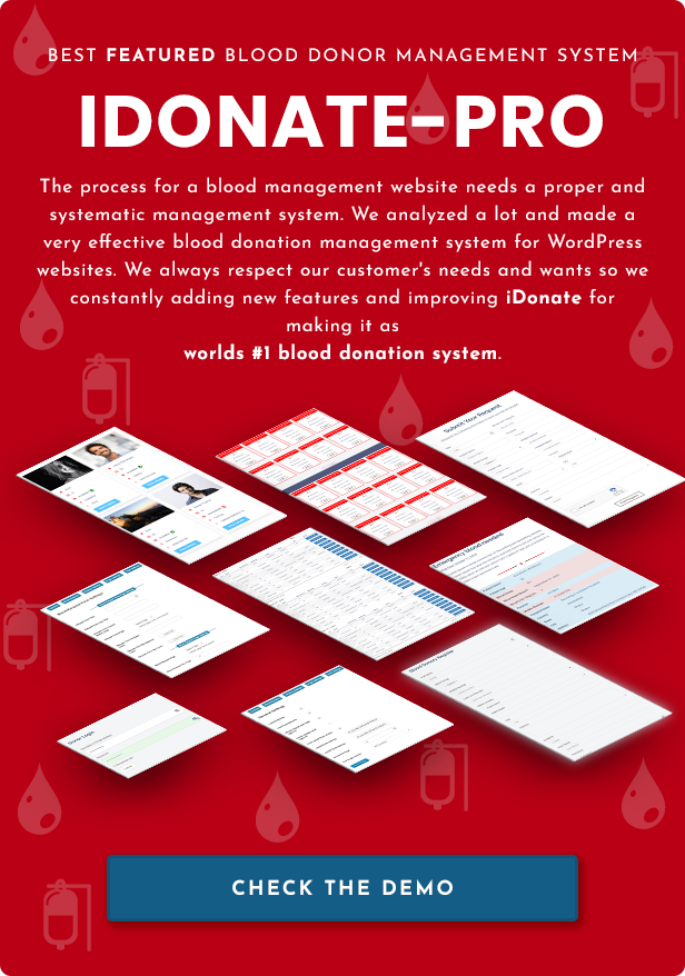 iDonate Plugin für Blutspendenmanagement