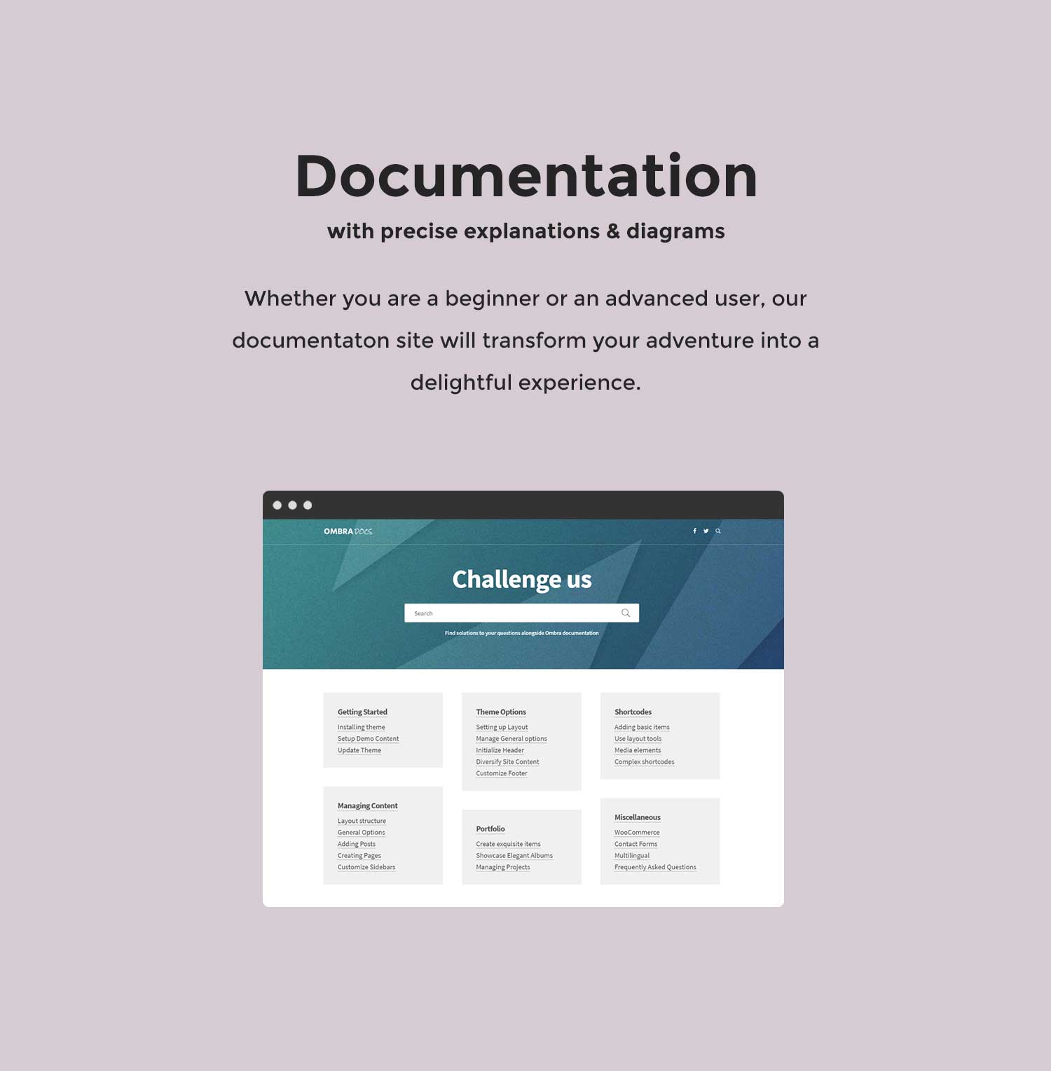 Ombra - ein vielseitiges WordPress-Vorlage mit vielen Konzepten - 6