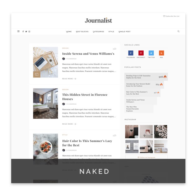 Journalist - WordPress Blog & Magazine Vorlage - 6