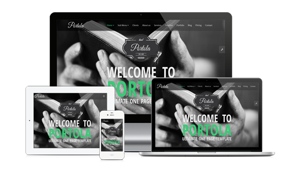 Portola WordPress Vorlage - 2