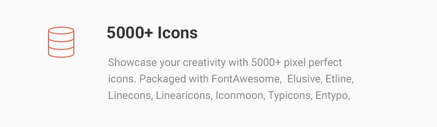 5000+ Icons