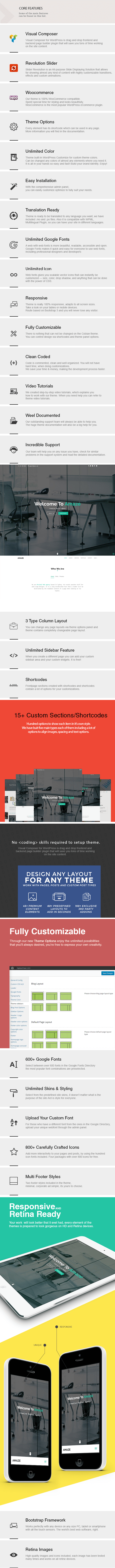 Überraschen Sie - Creative One Page Parallax WordPress Layout - 3
