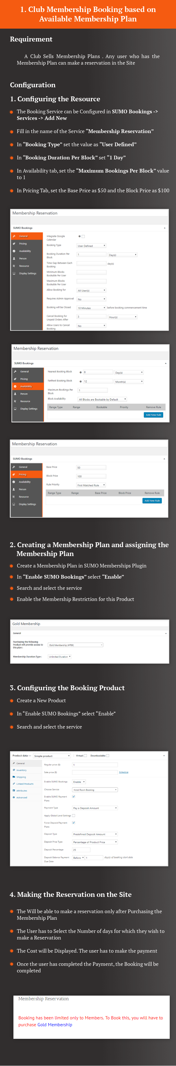 SUMO WooCommerce-Buchungen - Termine, Reservierungen, Ereignisse, Google Kalender usw. - 3