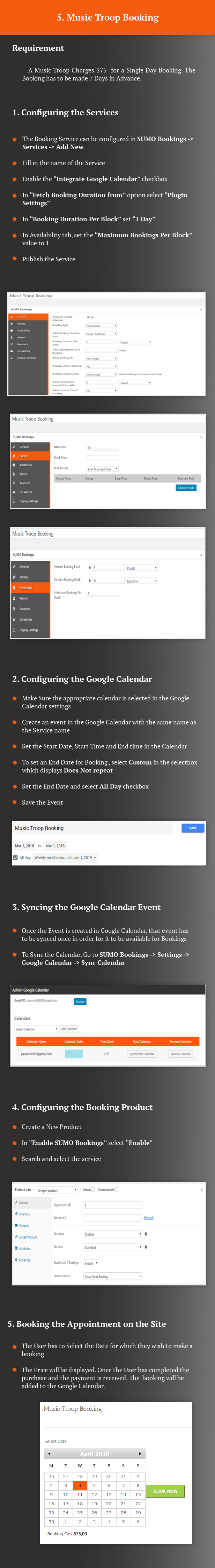 SUMO WooCommerce-Buchungen - Termine, Reservierungen, Ereignisse, Google Kalender usw. - 7