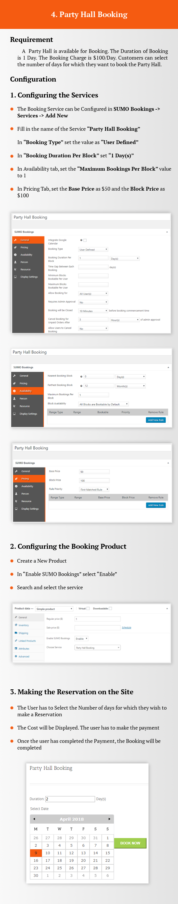 SUMO WooCommerce-Buchungen - Termine, Reservierungen, Ereignisse, Google Kalender usw. - 6