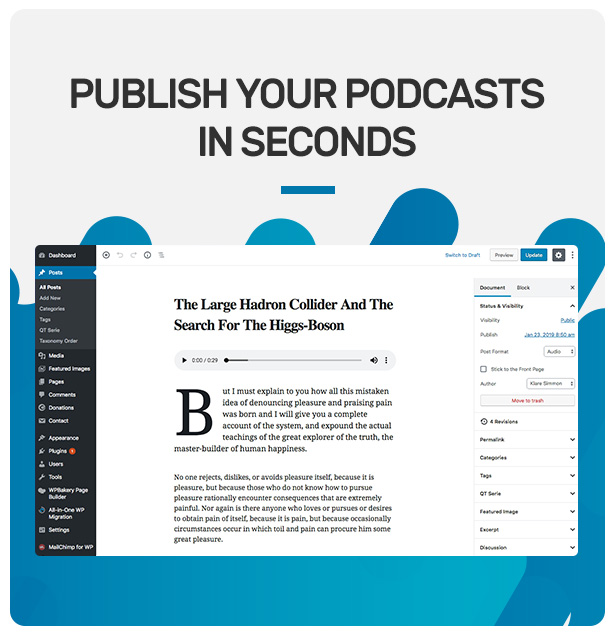 Wpcast - Audio Podcast WordPress Template - 2
