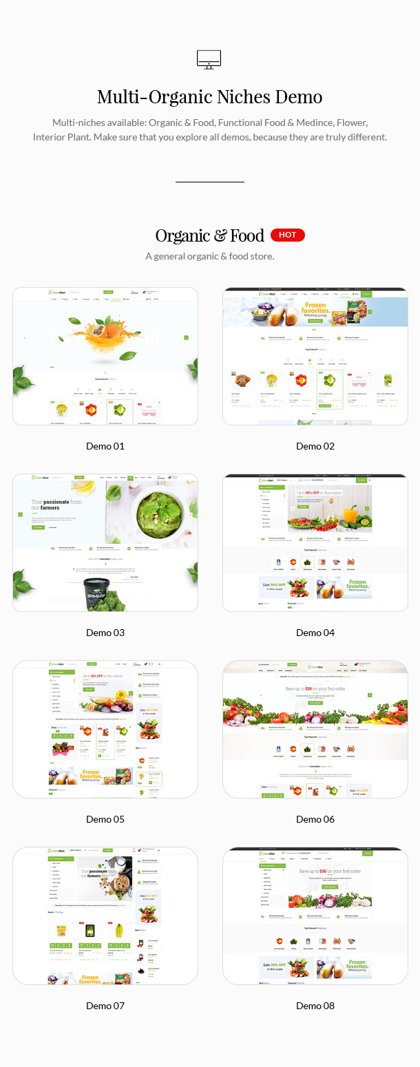 GreenMart - Bio & Lebensmittel WooCommerce WordPress Vorlage - 7