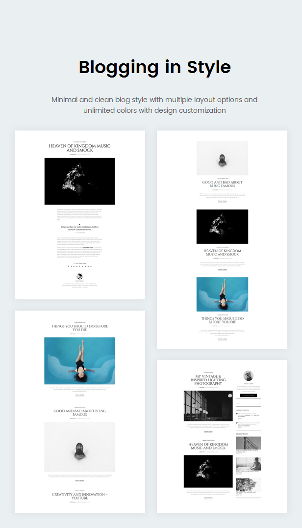 SENCILLO - Kreatives Portfolio / Blog / Persönliches WordPress-Layout - 12