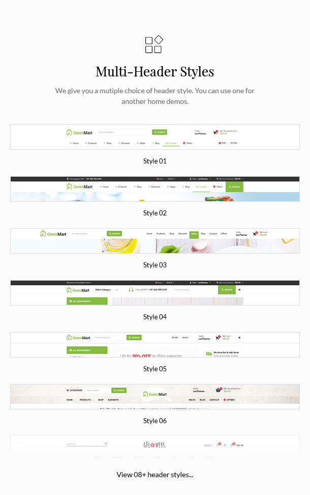 GreenMart - Bio & Lebensmittel WooCommerce WordPress Vorlage - 11