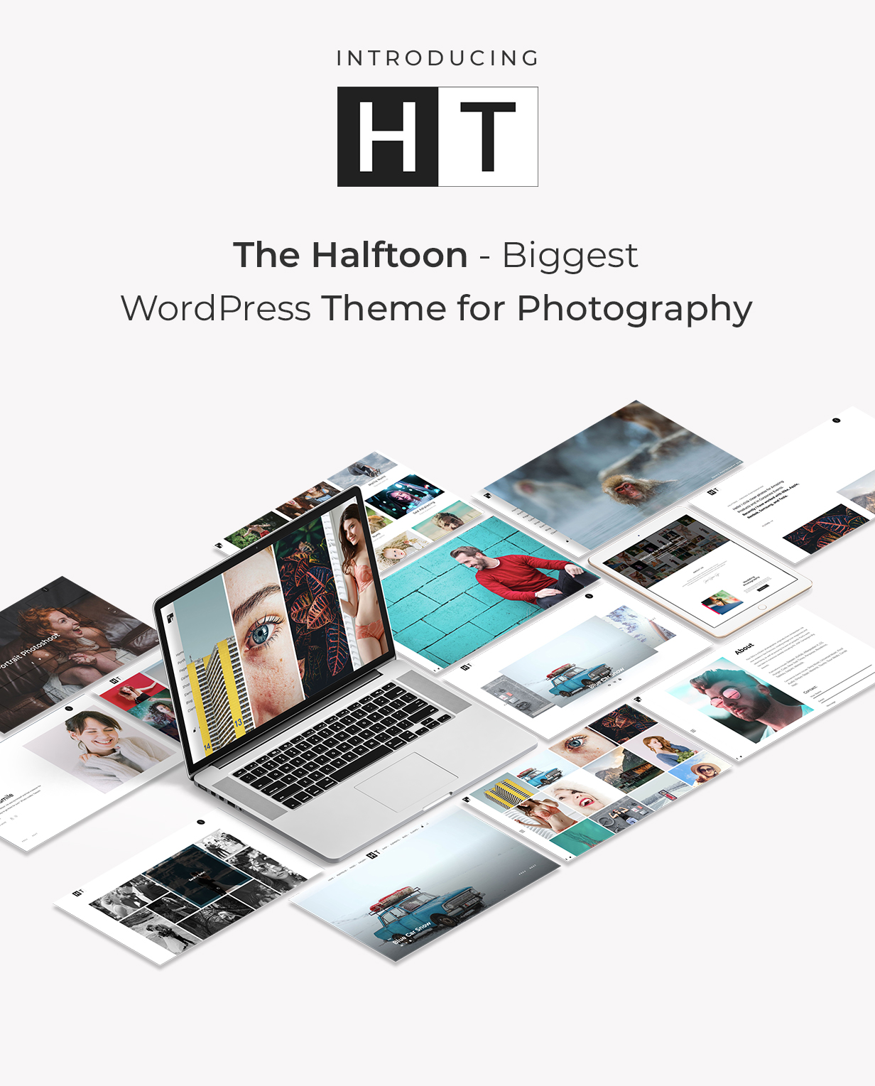 Der Halftoon | Mehrzweckfotografie WordPress Layout - 1