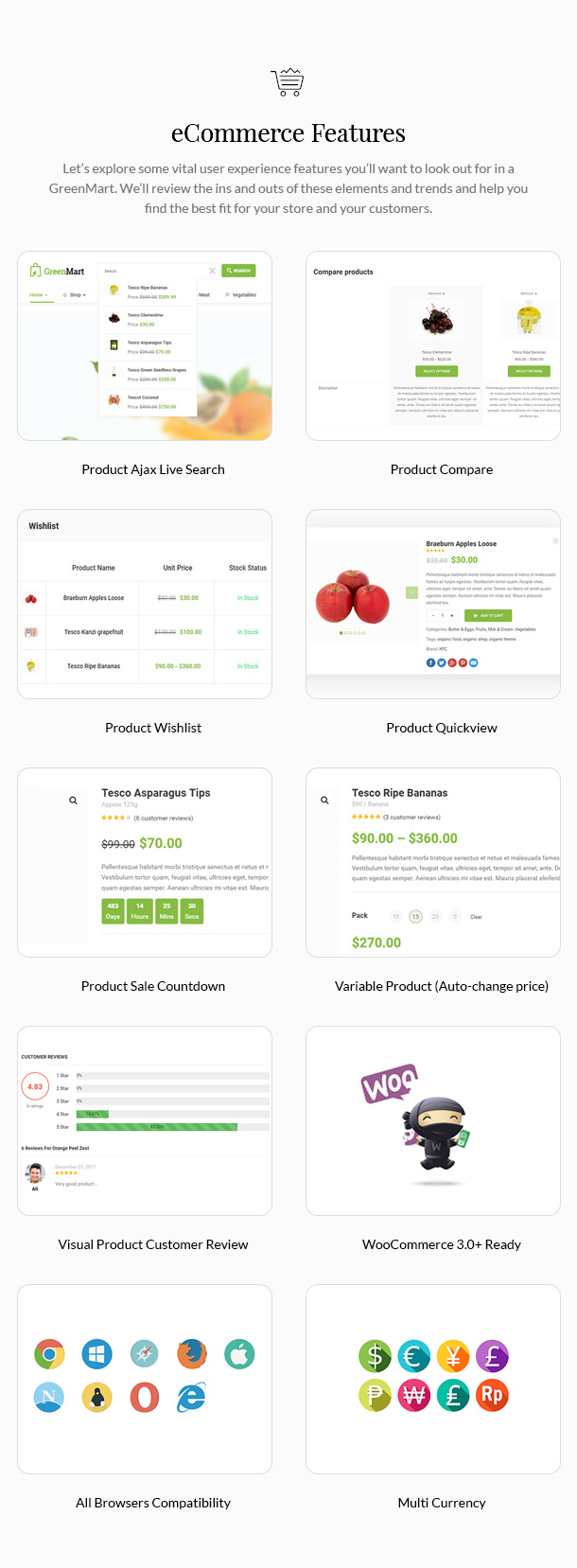 GreenMart - Bio & Lebensmittel WooCommerce WordPress Vorlage - 14