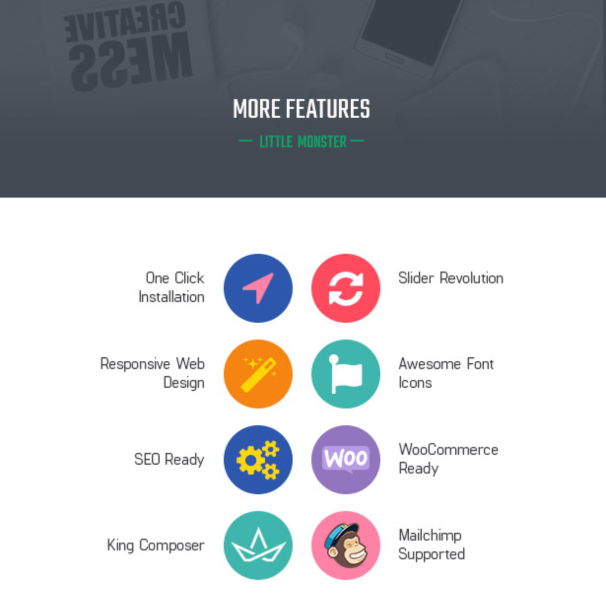Littlemonsters Leistungsstarke Plugins Sport Shop Woocommerce WordPress-Themes