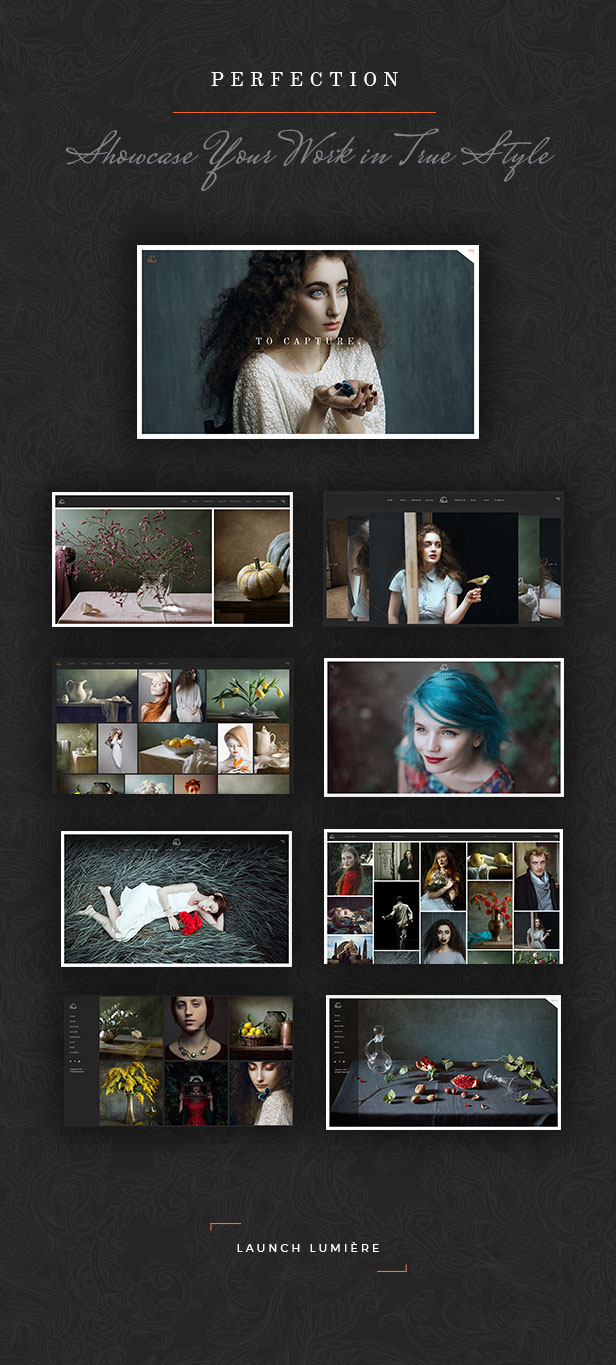 Lumière - Fotografie Portfolio Template - 1