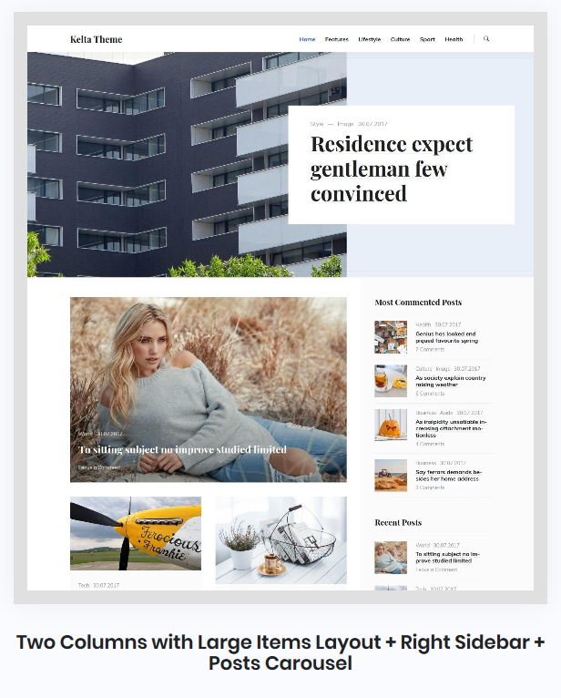 Kelta - Persönliches Blog & Magazin WordPress Layout - 4