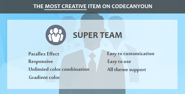 Super Team für Visual Composer - CodeCanyon Artikel zum Verkauf