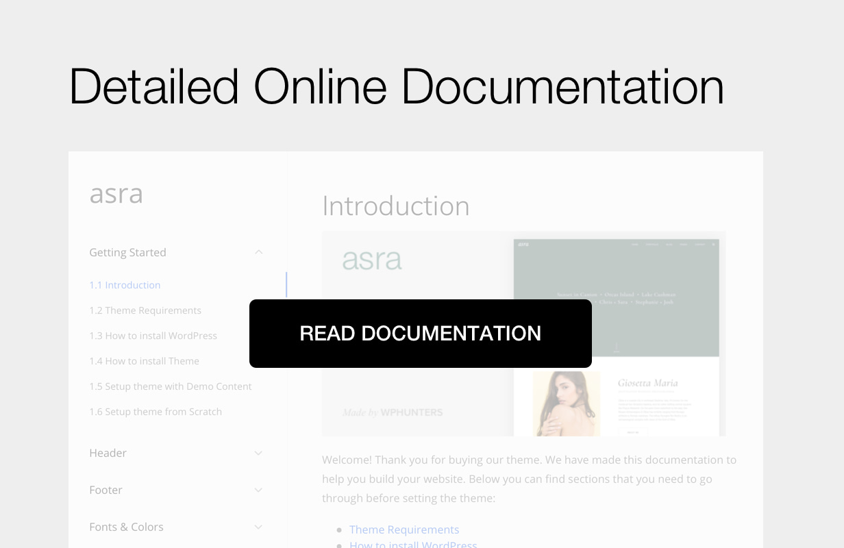 Asra - Minimalistisches Fotografie-Portfolio WordPress-Template - 19