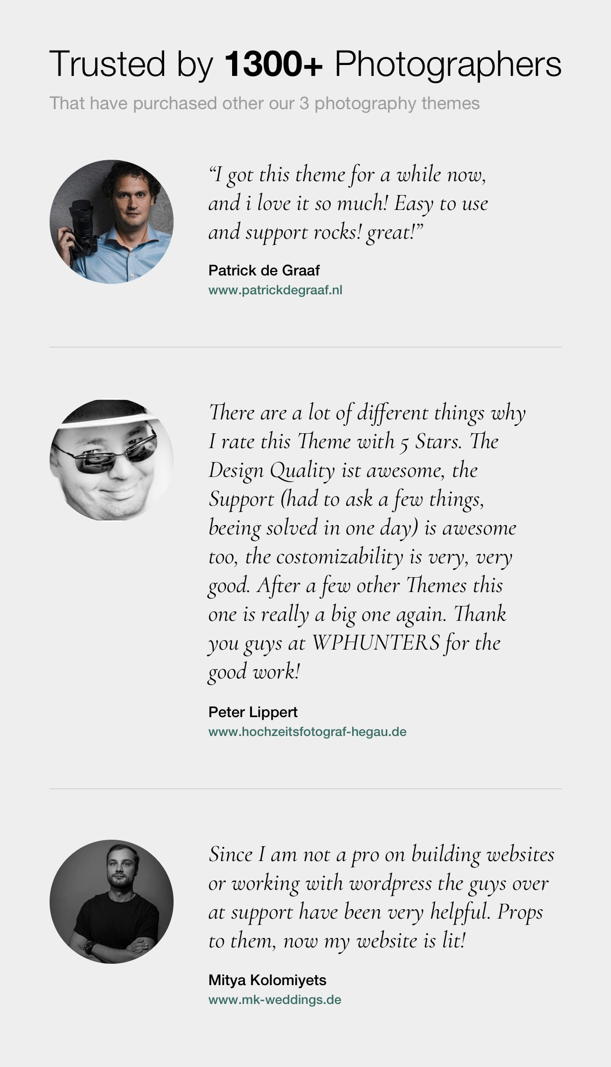 Asra - Minimalistisches Fotografie-Portfolio WordPress-Template - 21