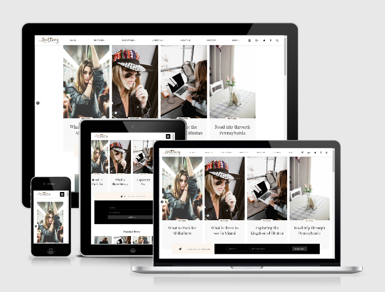 Brittney - Ein Responsive WordPress Blog und ein Shop-Layout - 2