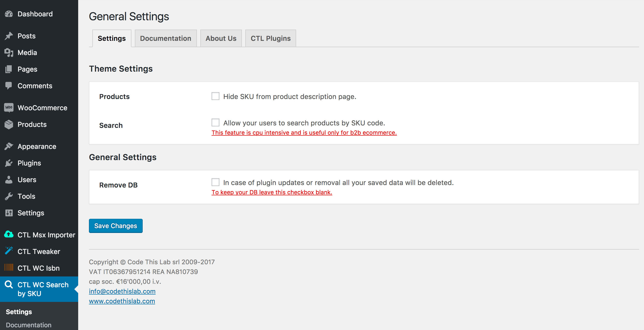 CTL Woocommerce Suche nach Artikelnummer - 1