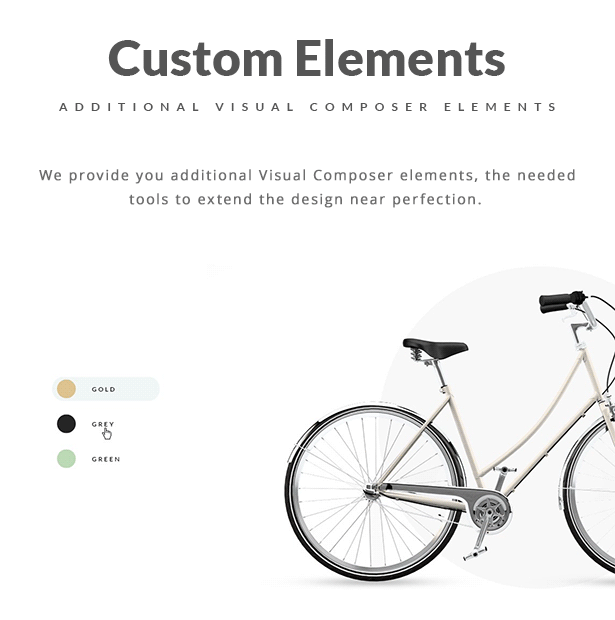 Artemis WooCommerce WordPress Template Visual Composer-Elemente
