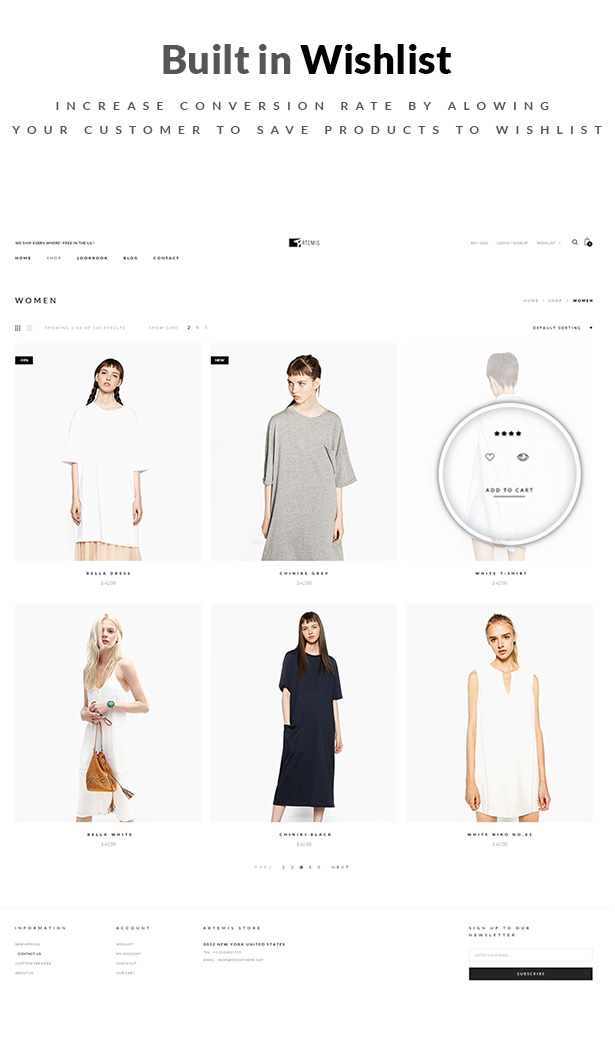 Artemis WooCommerce WordPress Template Shop-Layouts
