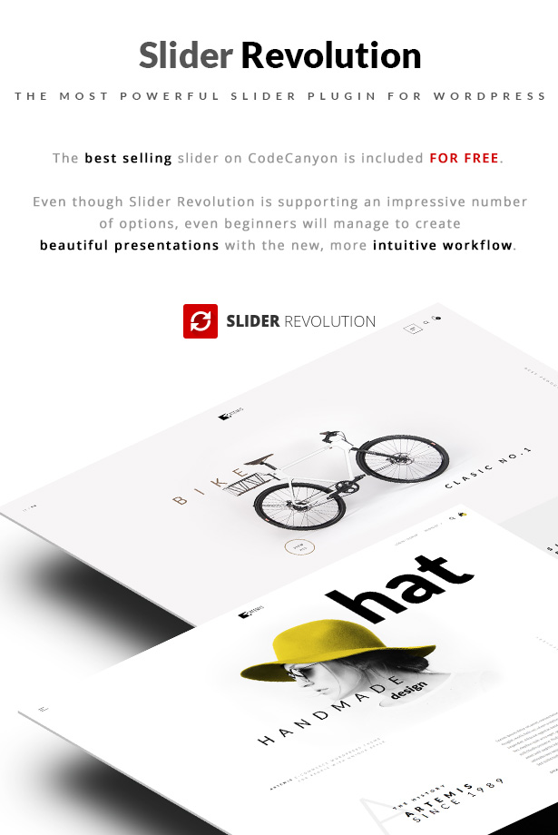 Artemis WooCommerce WordPress Template Slider Revolution