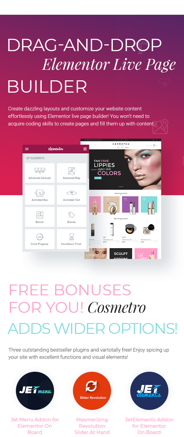 Cosmeto - Cosmetics Store Elementor WooCommerce Layout - 2
