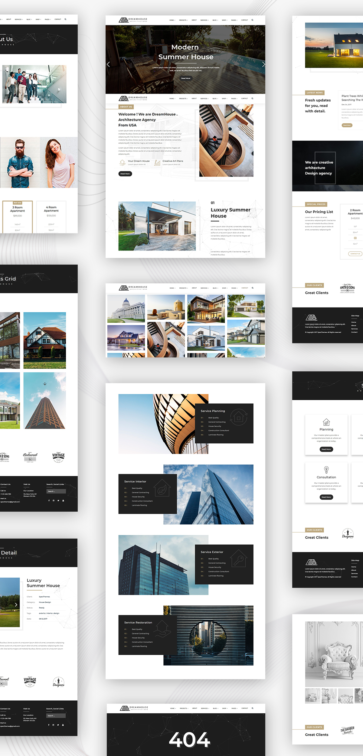 Stargaze - Architektur & Interieur WordPress Template - 1