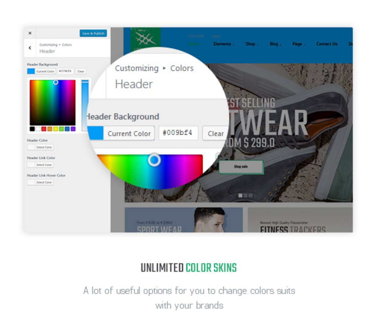 Littlemonsters Unlimited Clor Sport Shop Woocommerce WordPress-Themes