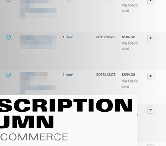 Abonnementspalte für WooCommerce-Abonnements