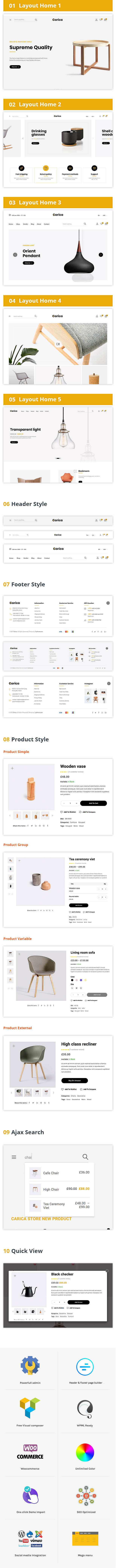 Carica - WooCommerce Layout für Möbel - 3