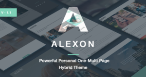 Alexon – Persönliches One-Multi-Page-Hybrid-WP-Layout